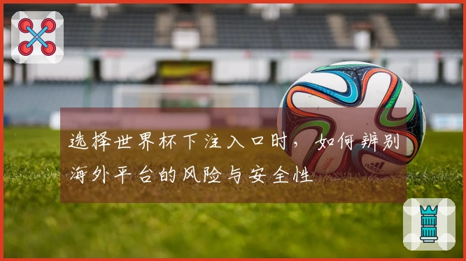 选择世界杯下注入口时，如何辨别海外平台的风险与安全性