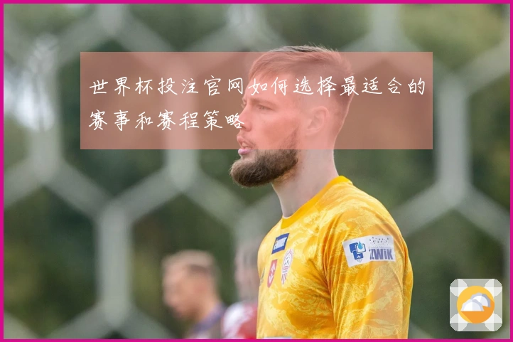 世界杯投注官网如何选择最适合的赛事和赛程策略